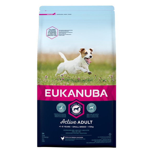 Eukanuba Active Adult Small Breed Chicken 2kg
