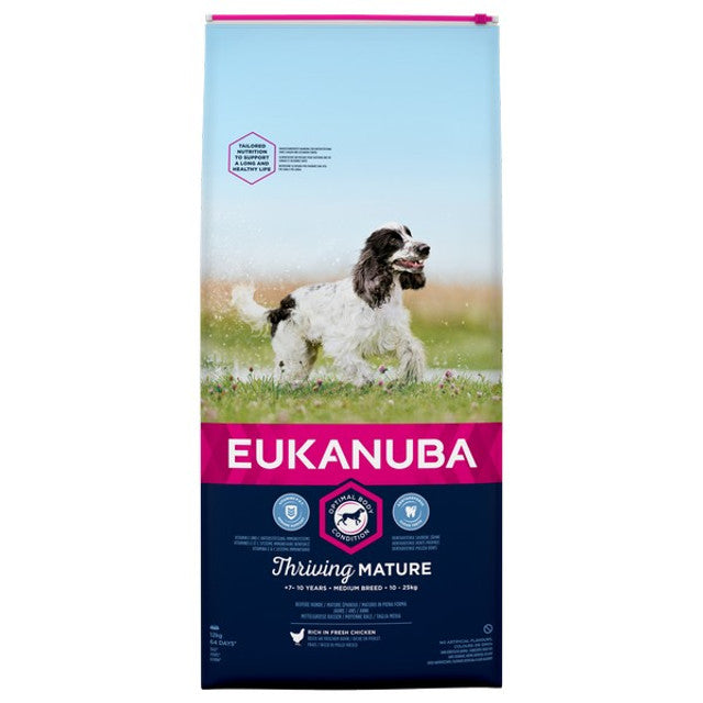 Eukanuba Thriving Mature Medium Breed Chicken 12kg