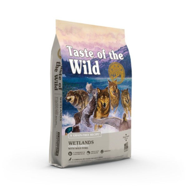 Taste of the Wild Grain-Free Dry Dog Food Adult All Breeds Wetlands Canine Formula with Roasted Fowl