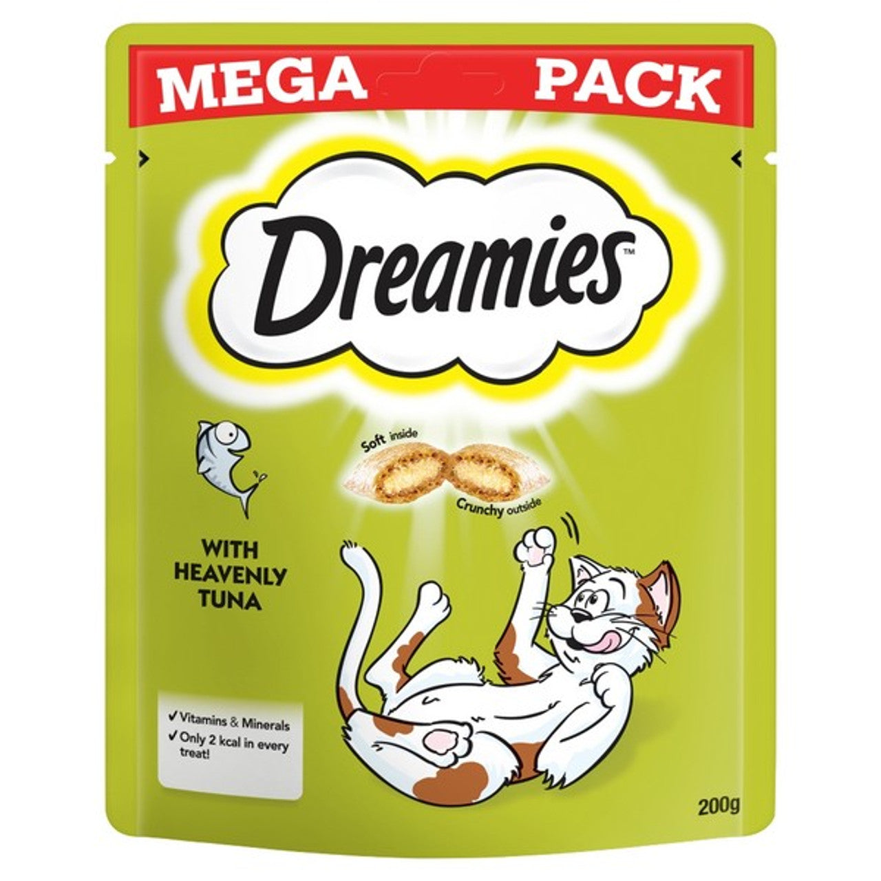 Dreamies Cat Treats with Tuna Flavour Mega Pack 200g