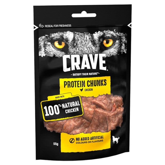 Crave Protein Chunks with Chicken 55g