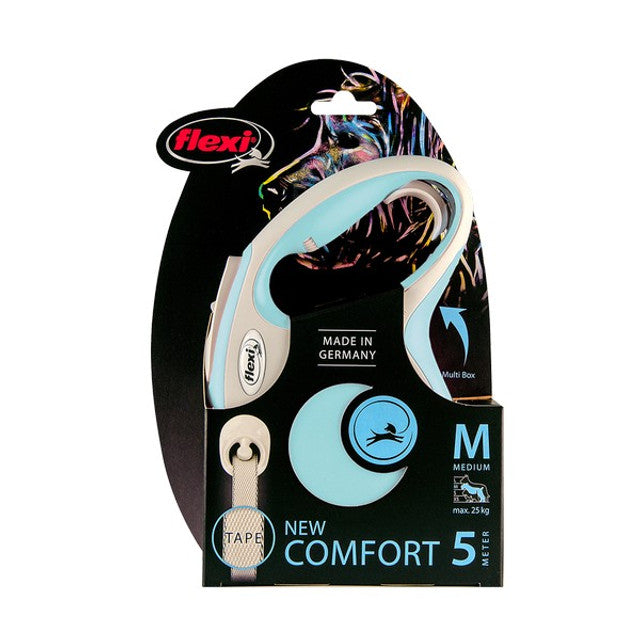 Flexi New Comfort Tape 5m Light Blue
