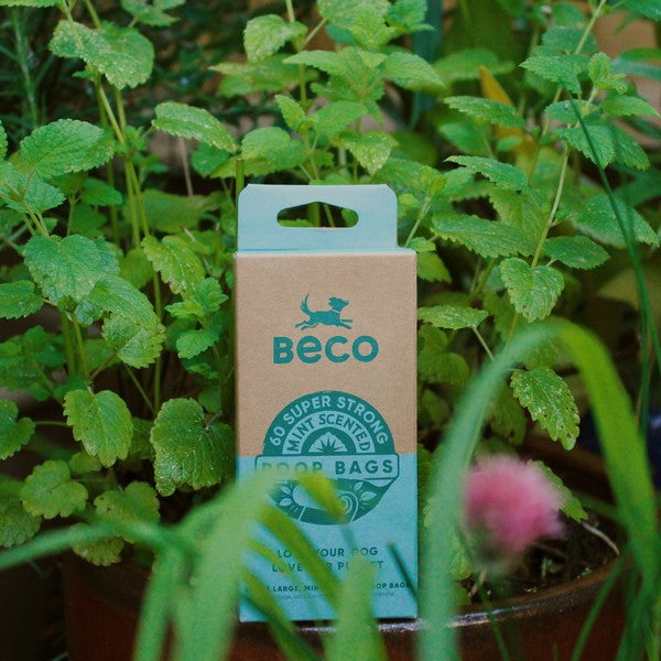 Dog Poop Bags Mint Scented Recycled Beco 120 Pack