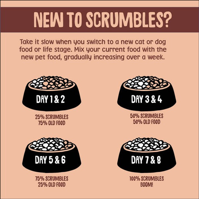 Scrumbles Wet Dog Food Meat Variety Pack 6x395g