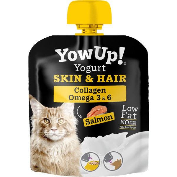 YowUp Cat Yogurt for Skin & Hair Health 85g Nutritional Dairy Treat