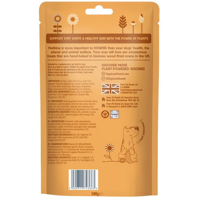 Hownd Golden Oldies Plant Based Hypoallergenic Wellness Treats 100g