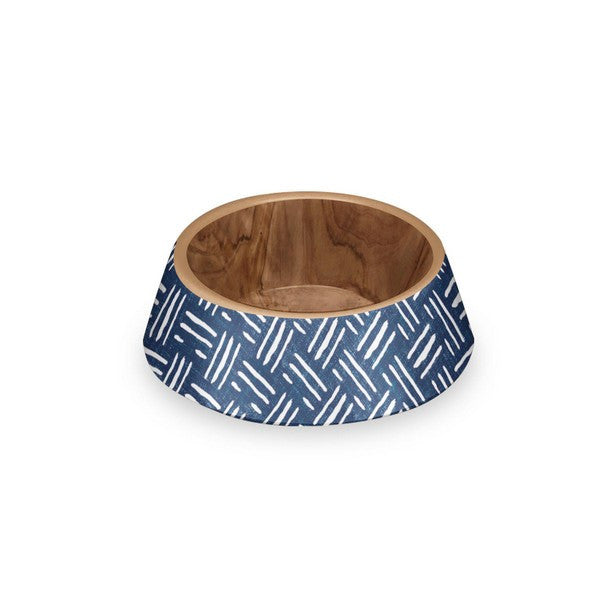 Tarhong Indigo Oasis Pet Bowl Small Non-Slip Dog & Cat Feeding Bowl