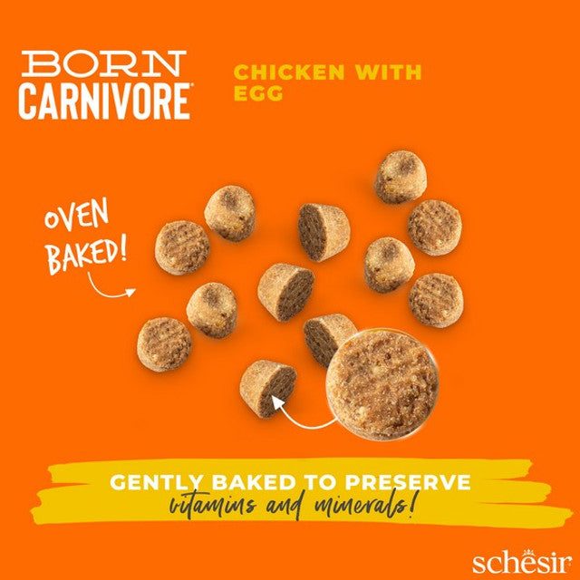 Schesir Dry Born Carnivore Chicken & Egg Adult 255g Case of 8