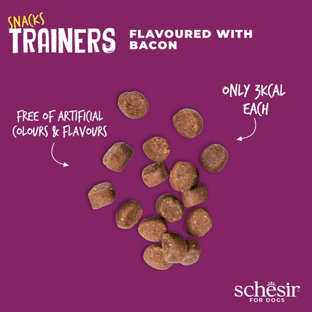 Schesir Dog Snack Training Bacon 113g