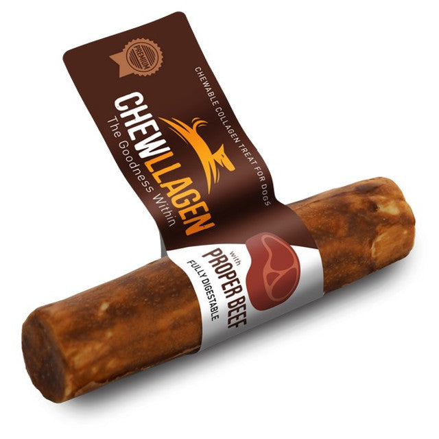 Chewllagen Collagen Beef Flavour Roll Mini 5" Dog Chew 5 pack 35g Case of 40