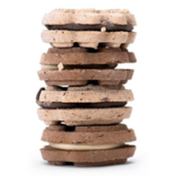 Ruffingtons Biscuit Paws Dog Treats 4-Pack Crunchy Snack for Puppies & Dogs