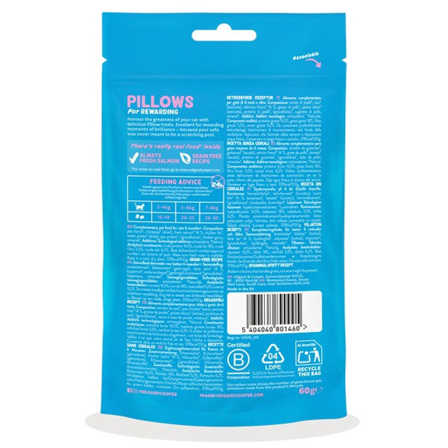 Edgard & Cooper Cat Pillows Salmon Flavour 60g
