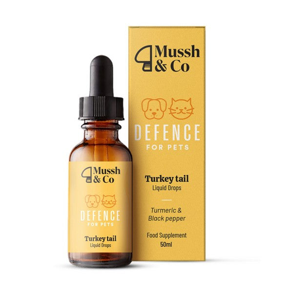 Hemp Heros Mussh & Co Turkey Tail Mushroom Drops 50ml Immune Support Defence Formula