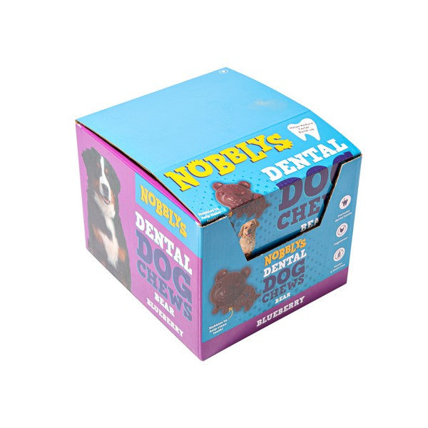 Petello Nobblys Blueberry Animal Bear Dog Treats 40g