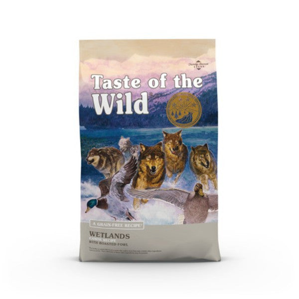 Taste of the Wild Wetlands Grain Free Dry Dog Food All Breeds Canine Formula 5.6kg