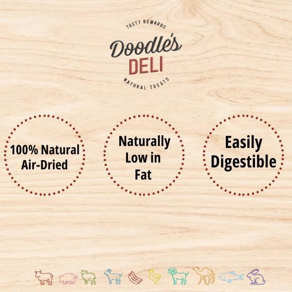 Doodles Deli Air Dried British Twisted Pizzles 1kg
