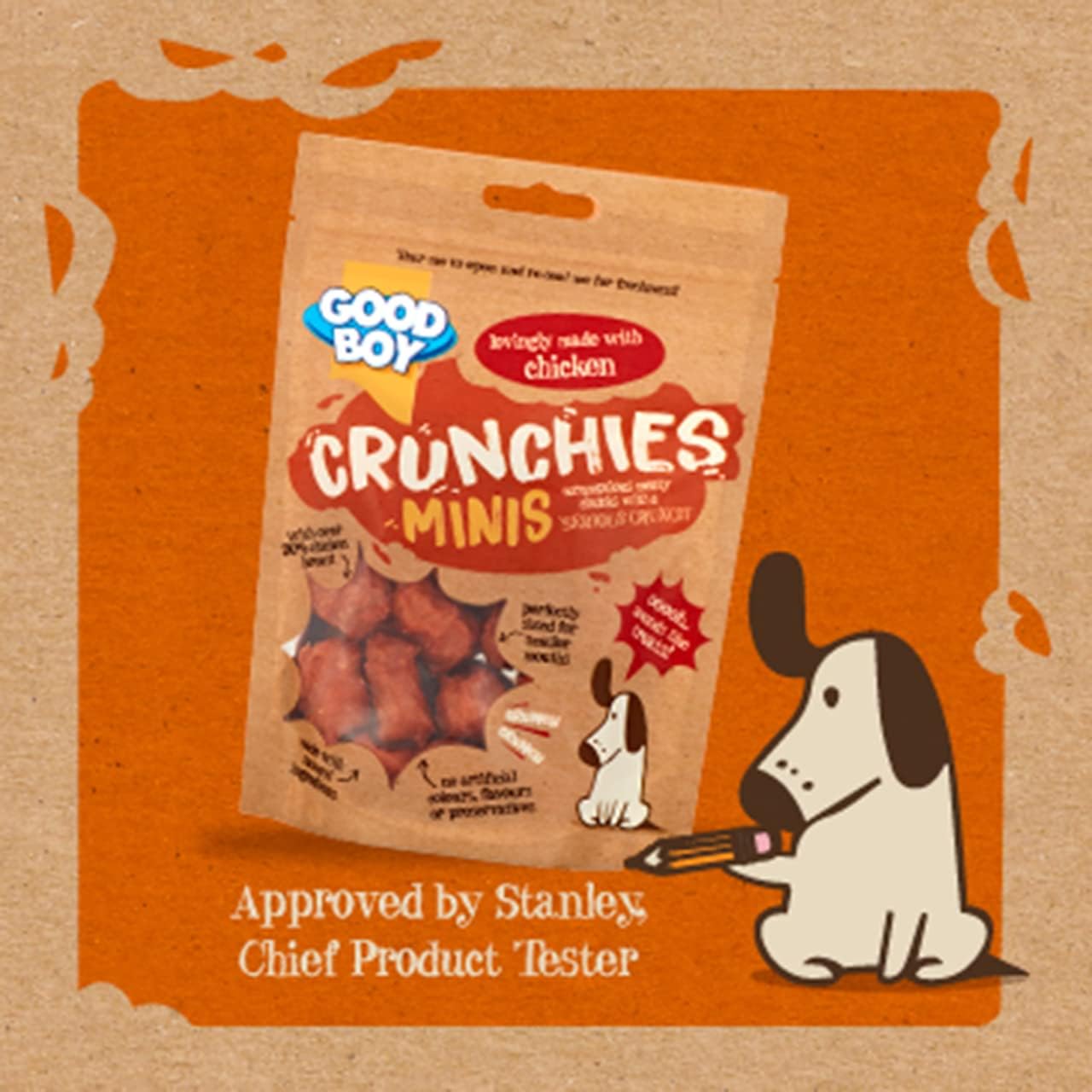 Goodboy Crunchies Chicken 60g Case of 8