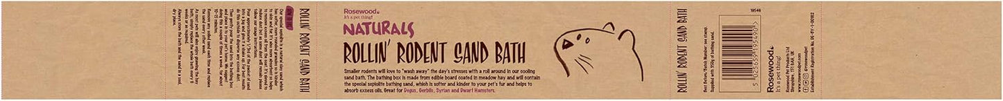 Rosewood Rollin' Rodent Small Pet Sand Bath