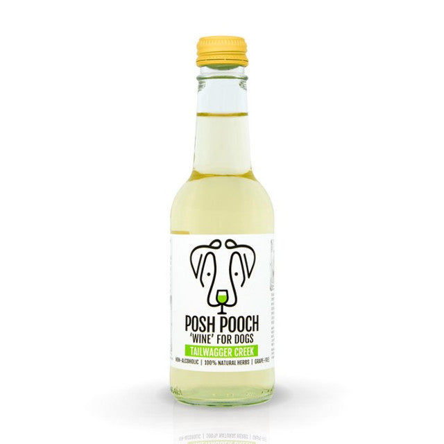 Woof & Brew Posh Pooch Wine For Dogs Tailwagger Creek - White 250ml