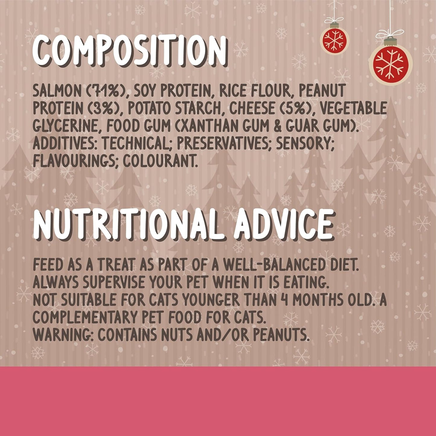 Rosewood Smoked Salmon & Cheese Cat Treats Natural Gourmet Snacks for Cats, 70g Case of 12