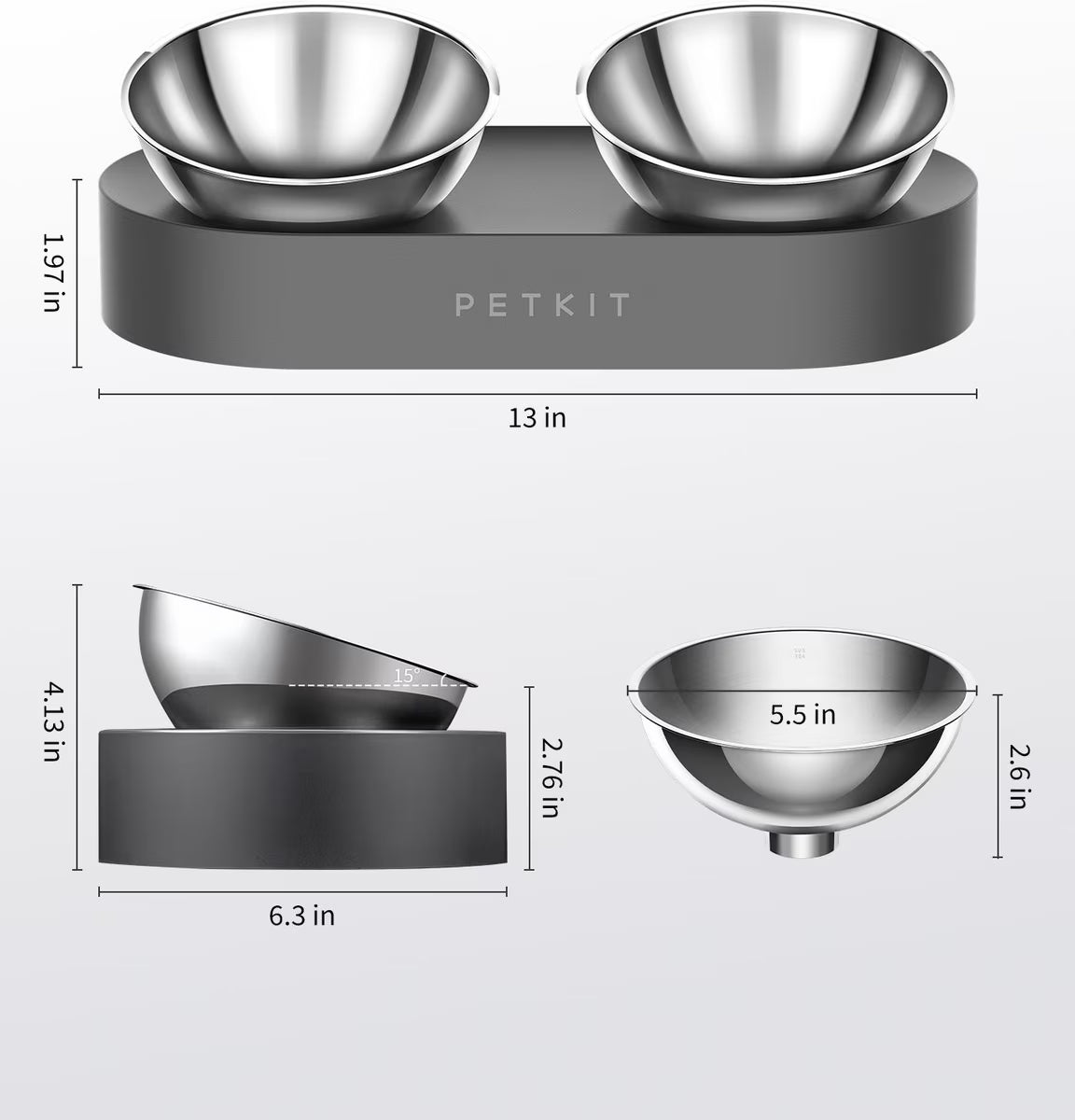PETKIT Fresh Nano Metal Adjustable Cat Feeding