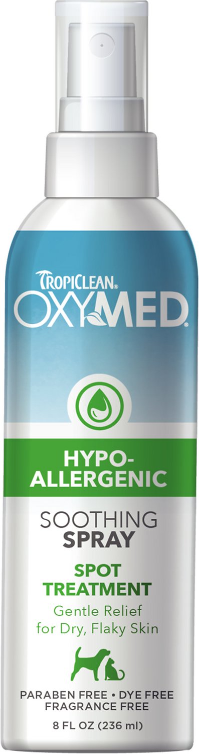 TropiClean Oxy-Med Anti-Itch Soothing Spray For Dogs and Cats