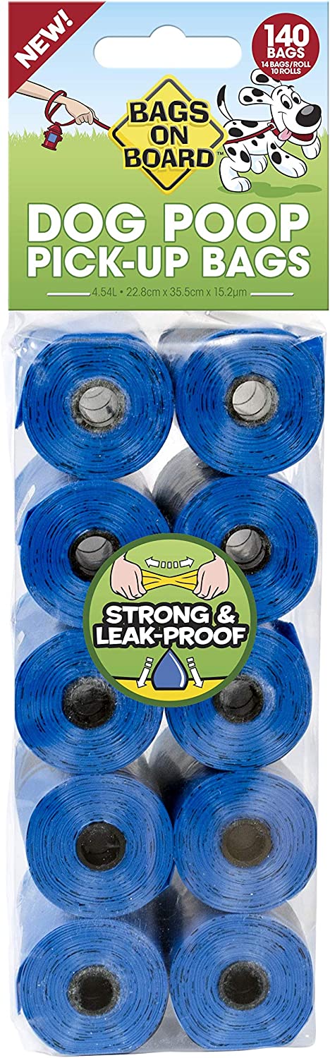 Bramton Bags On Board Blue Poop Bags 10x14 bags