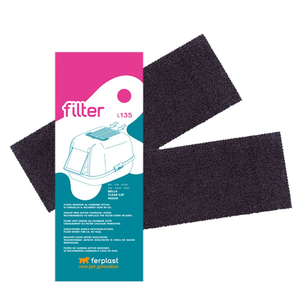 Ferplast Spare Carbon Filter(X2) For Cat Toilets