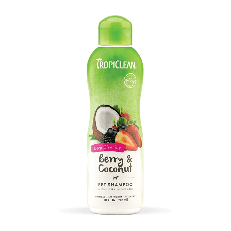 TropiClean Berry and Coconut Shampoo For Dogs and Cats