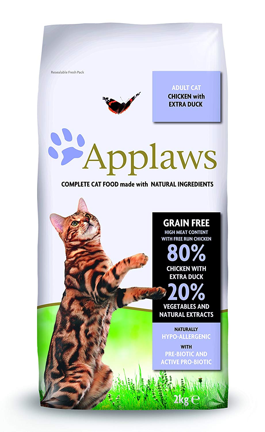 Applaws Natural Complete Dry Cat Food Adult Chicken And Duck, 2Kg