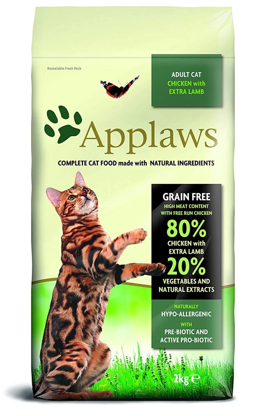 Applaws Natural Complete Dry Cat Food Adult Chicken With Lamb, 2Kg