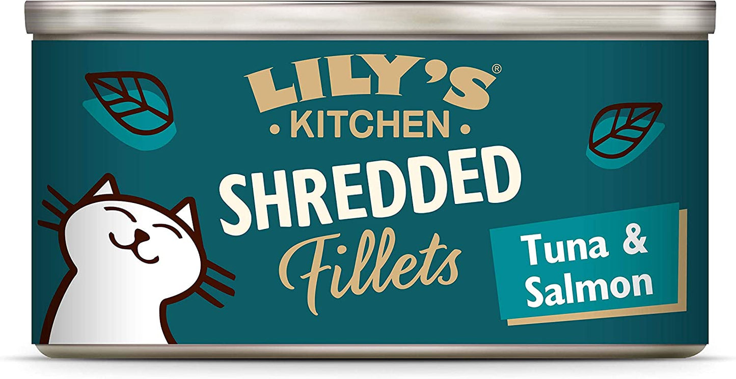 Lily's Kitchen Fillets Tuna and Salmon in Broth for Cats