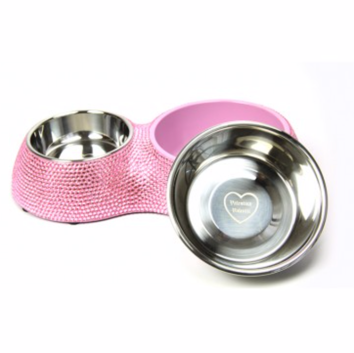 Pet Crystalised Double Food Station