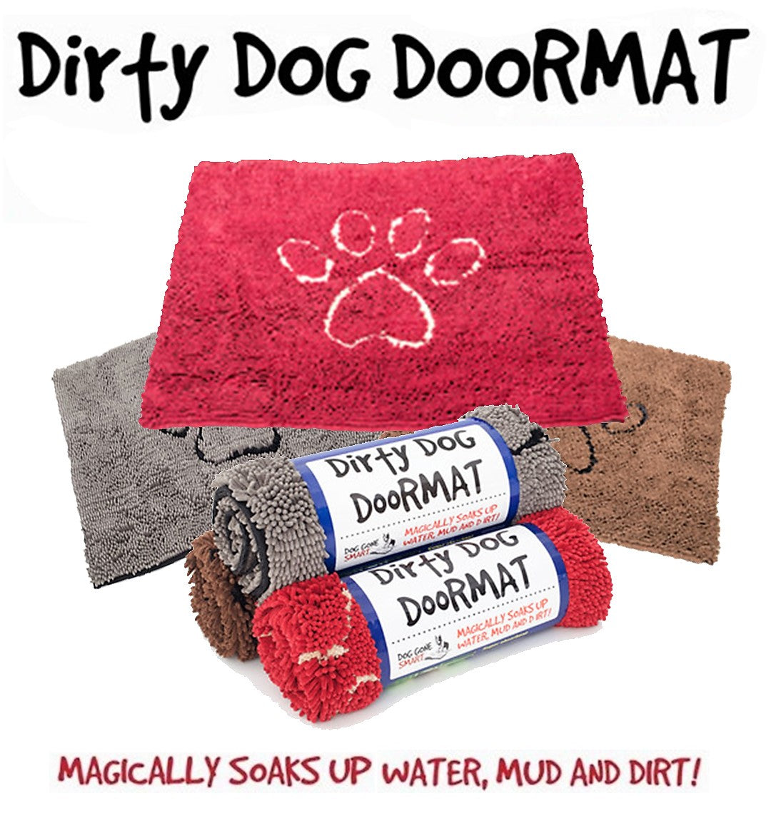 Dog Gone Smart Dirty Dog Microfiber Doormat