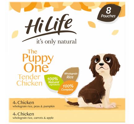 HiLife The Puppy One Wet Dog Food Pouches