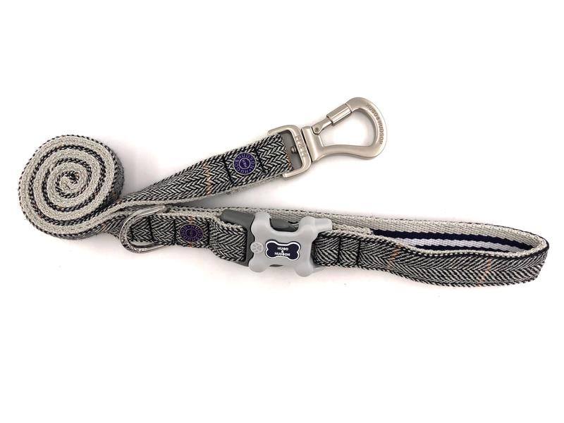 Hugo & Hudson Checked Tweed Lead