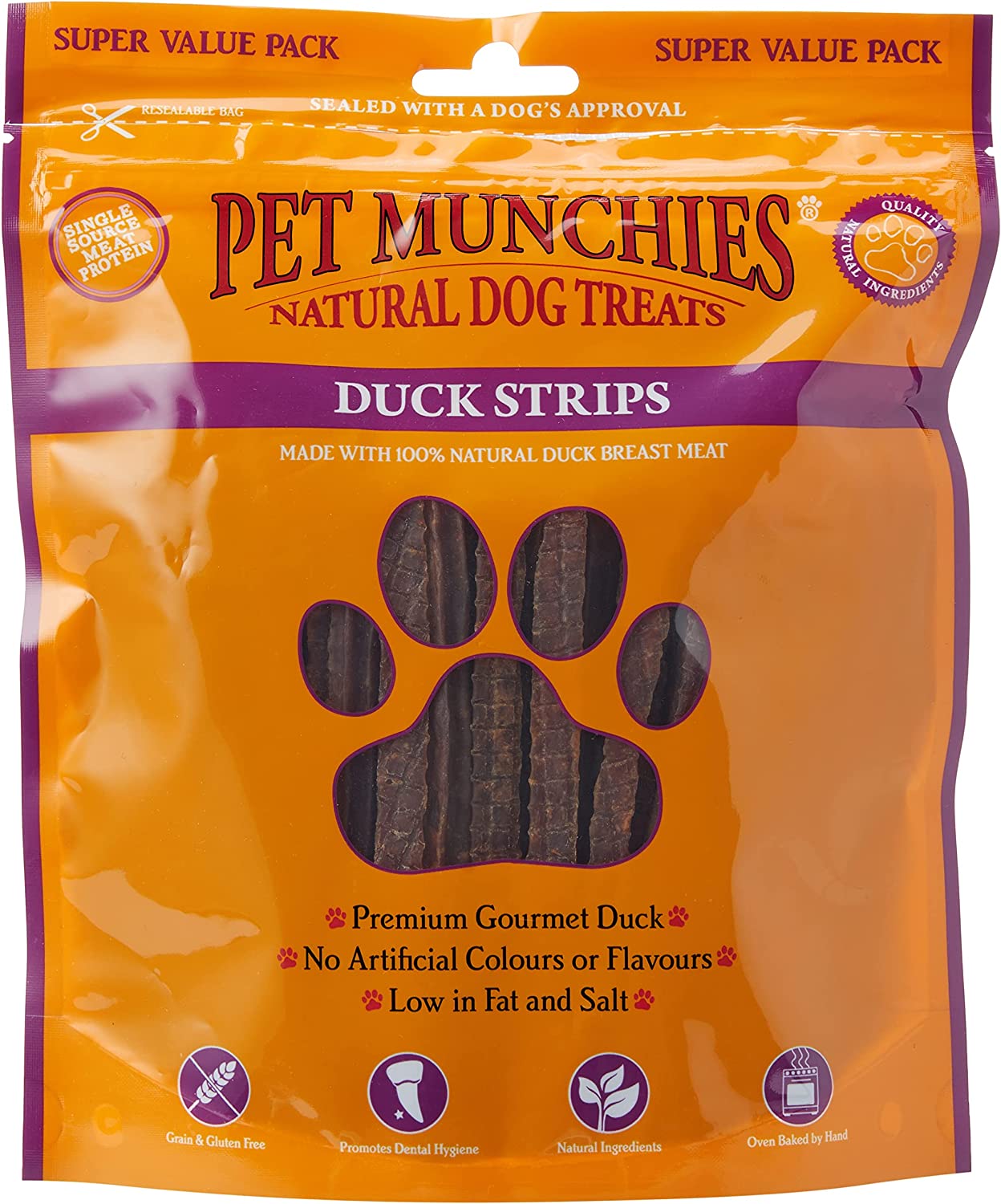 Pet Munchies Duck Strips Dog Chews Various Pack Sizes