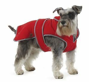 Ancol Stormguard Dog Coat Chest Protector Poppy Red