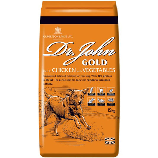 Dr John Gold with Chicken, Vegetables & Gravy 15kg