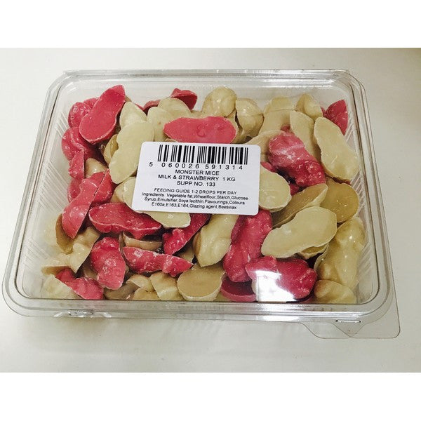 Monster Mice Chocolate Treats for Dogs 1kg Crunchy Bite-Sized Pet Snack