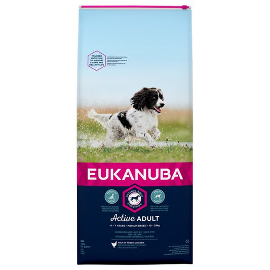 Eukanuba Active Adult Medium Breed Chicken 12kg