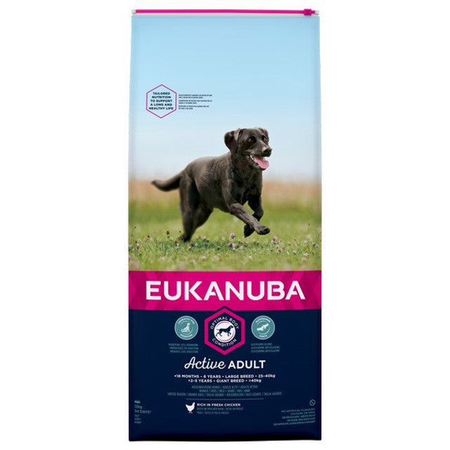 Eukanuba Active Adult Large Breed Chicken 12kg