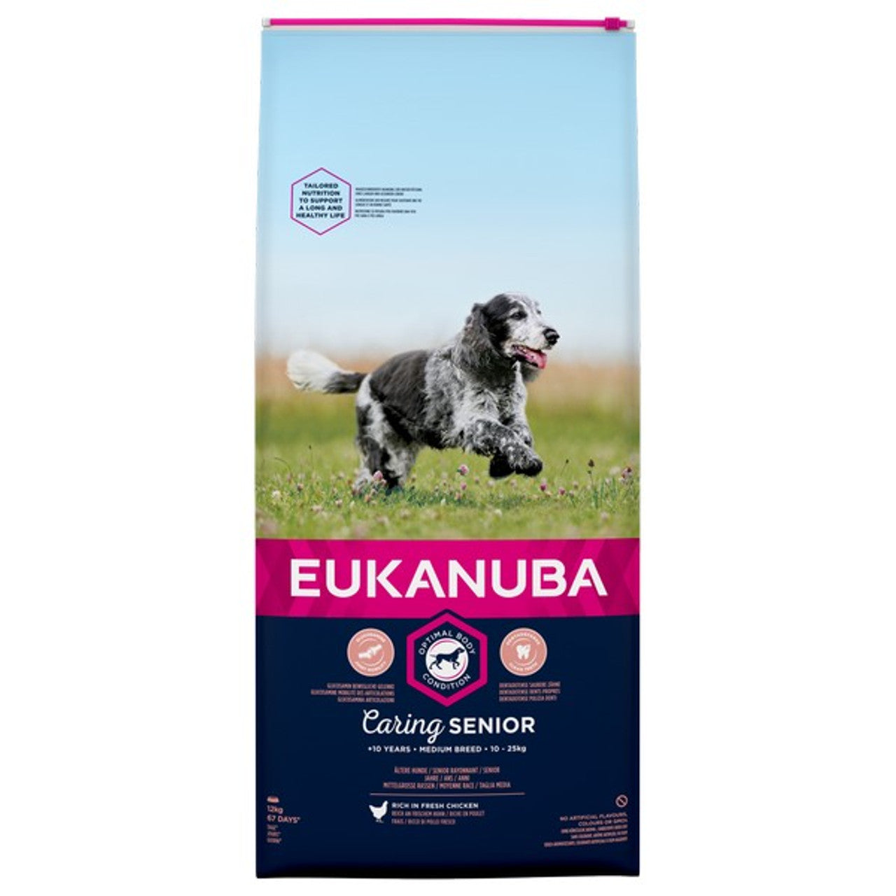 Eukanuba Caring Senior Medium Breed Chicken 12kg