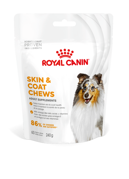 Royal Canin Dog Supplement for Skin & Coat Soft Chews  240g