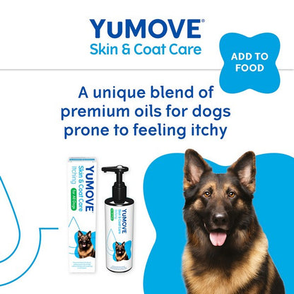 YuMOVE Skin & Coat Care Dog Supplement Itch Relief & Healthy Coat Support for Adult Dogs 250ml