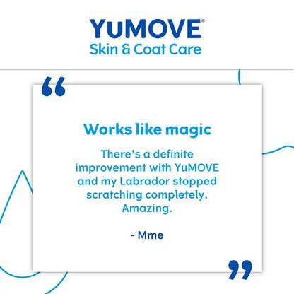 YuMOVE Skin & Coat Care Dog Supplement Itch Relief & Healthy Coat Support for Adult Dogs 250ml