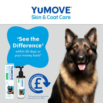 YuMOVE Skin & Coat Care Dog Supplement Itch Relief & Healthy Coat Support for Adult Dogs 250ml