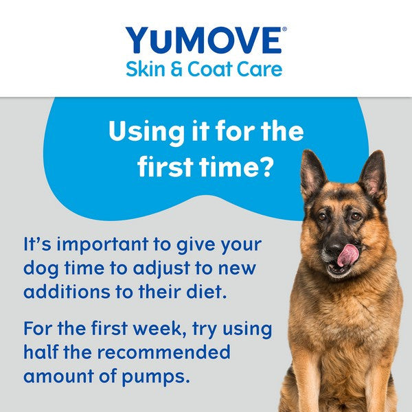 YuMOVE Skin & Coat Care Dog Supplement Itch Relief & Healthy Coat Support for Adult Dogs 250ml
