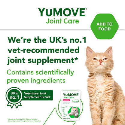 YuMOVE Joint Care for Cats Hip & Joint Supplement, Mobility Support 60 Pack