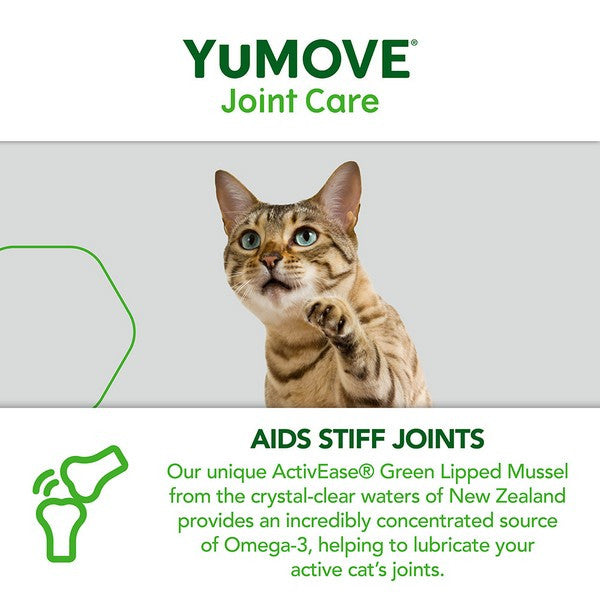YuMOVE Joint Care for Cats Hip & Joint Supplement, Mobility Support 60 Pack